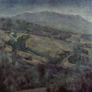 Landscape, 100x100cm, oil on canvas, 2020